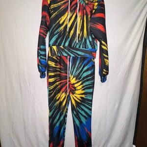 Halfheart Colorful Tie-Dye Tracksuit